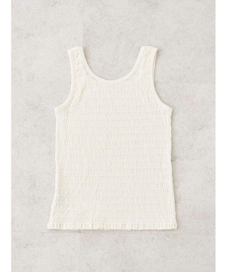 earth music&ecology「シャーリングタンクトップ」|インナー|