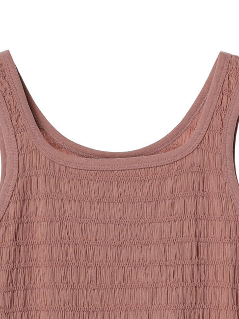 earth music&ecology「シャーリングタンクトップ」|インナー|