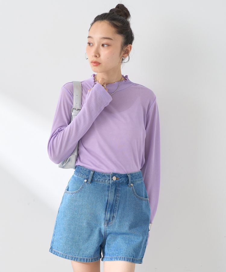 earth music&ecology「シアーリブプルオーバー」|Tシャツ・カットソー|