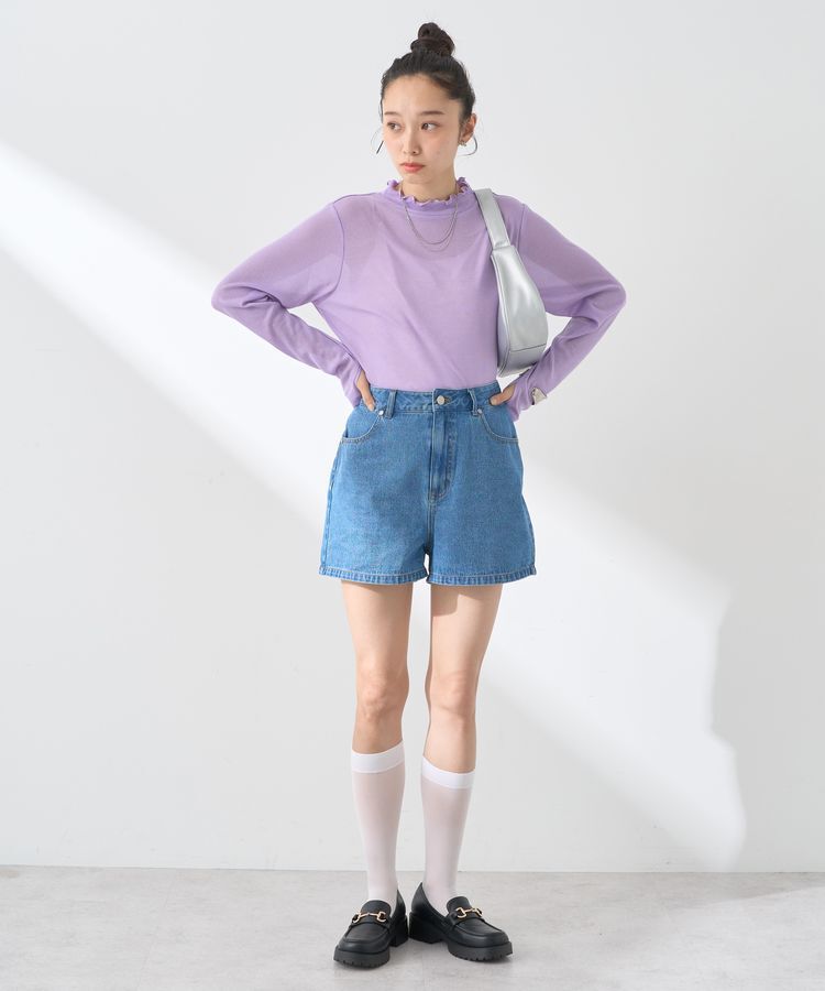 earth music&ecology「シアーリブプルオーバー」|Tシャツ・カットソー|