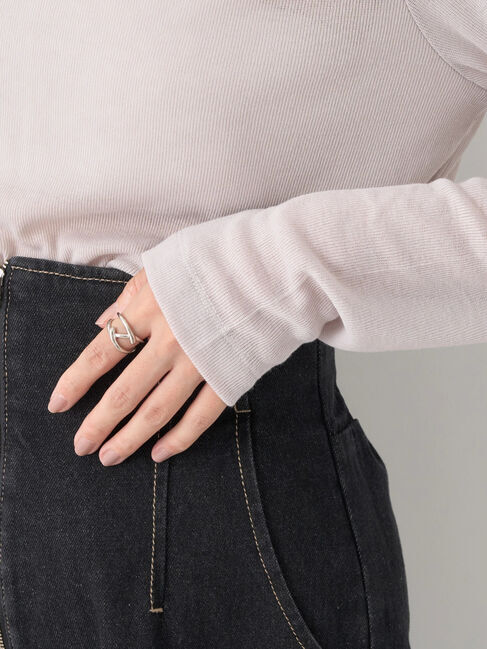 earth music&ecology「シアーリブプルオーバー」|Tシャツ・カットソー|