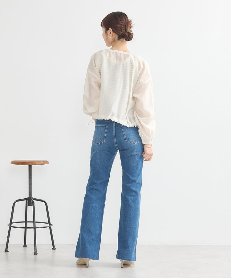 earth music&ecology「シアーショートシャツブルゾン」|シャツ・ブラウス|