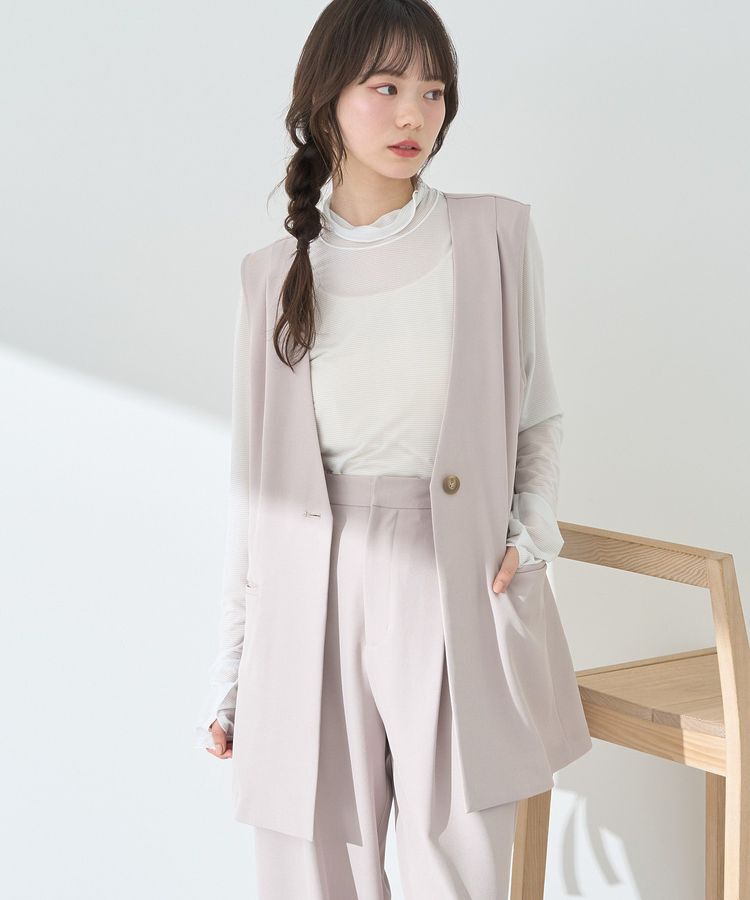 earth music&ecology「ショルダータックジレ」|その他|