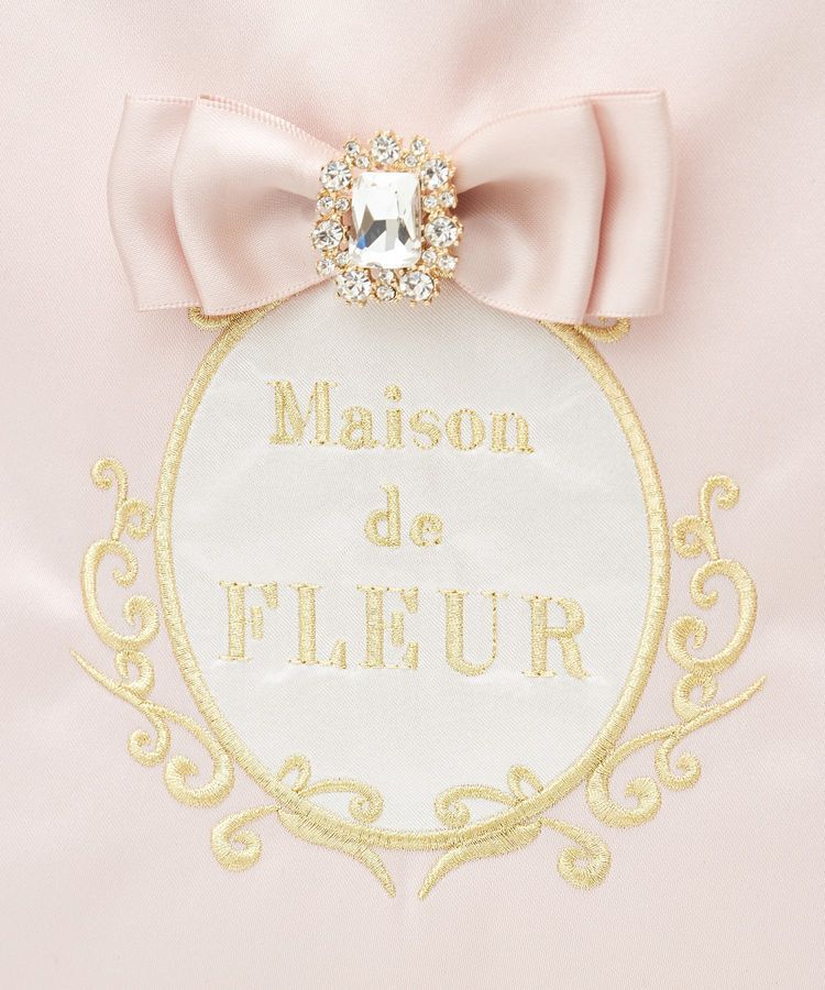 Maison de FLEUR「ピンクリボンスクエアトートバッグ」|トートバッグ|