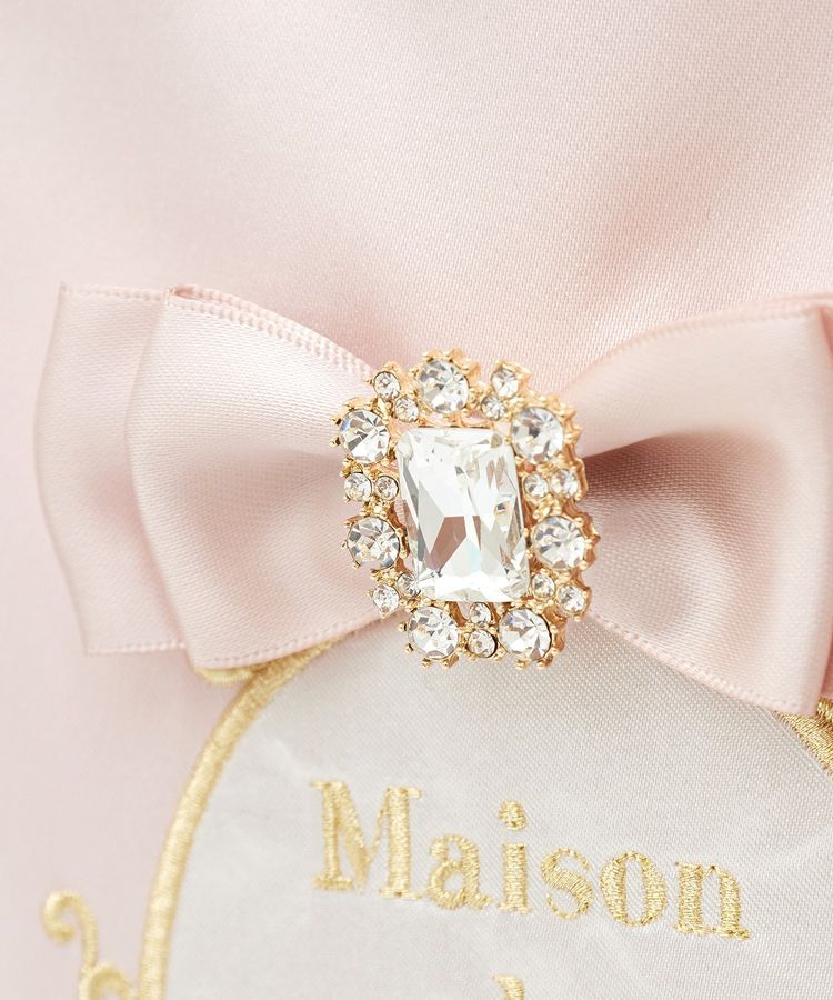 Maison de FLEUR「ピンクリボンスクエアトートバッグ」|トートバッグ|