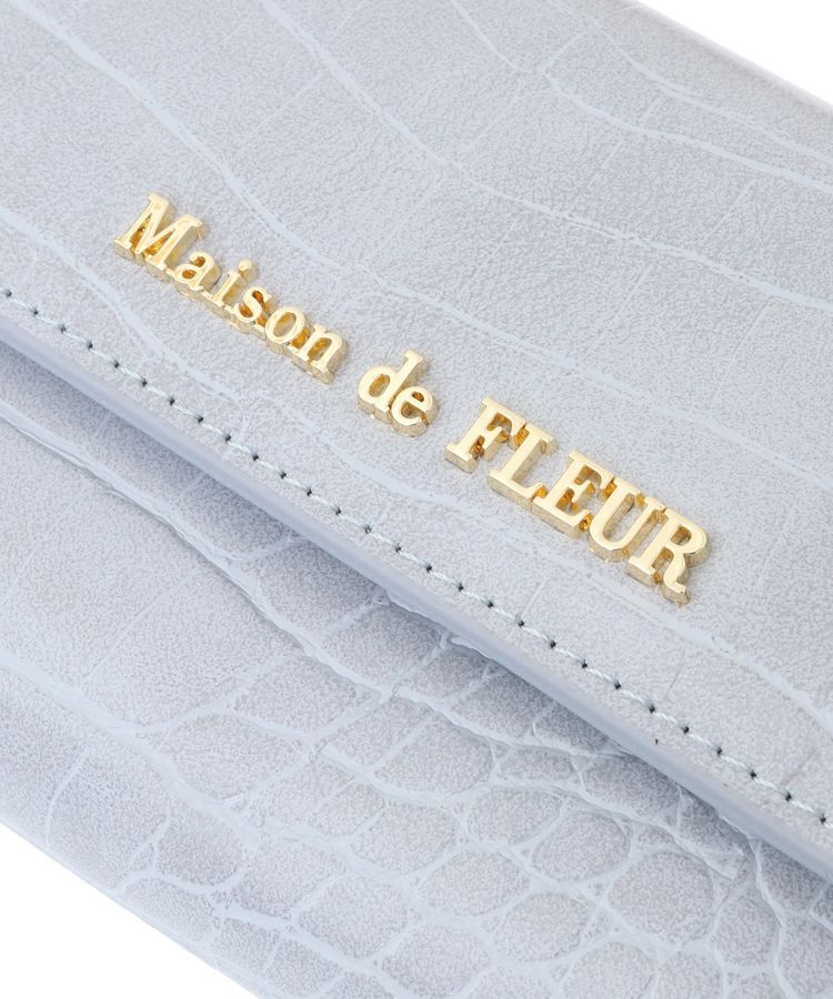 Maison de FLEUR「クロコ型押しウォレット」|財布|