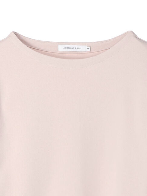 AMERICAN HOLIC「5分袖ボートネックカットプルオーバー」|Tシャツ・カットソー|