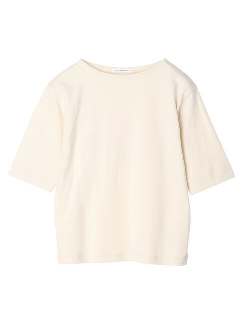 AMERICAN HOLIC「5分袖ボートネックカットプルオーバー」|Tシャツ・カットソー|