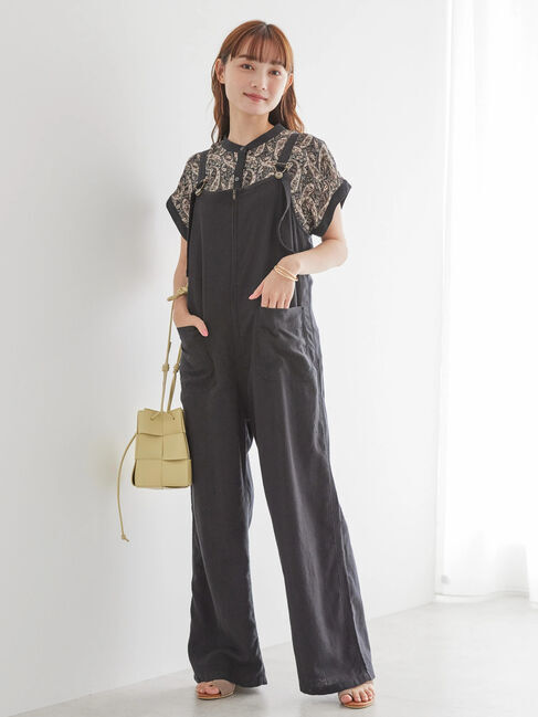 AMERICAN HOLIC「バイカラーアソートプリントブラウス」|シャツ・ブラウス|