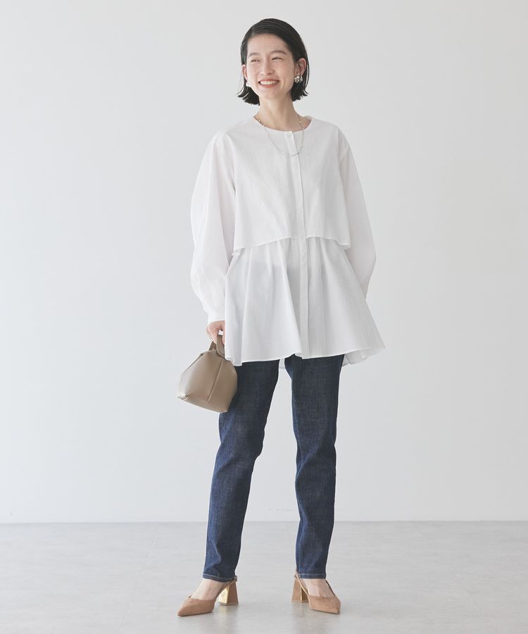 AMERICAN HOLIC「サッカーティアードロングブラウス/チュニック」|シャツ・ブラウス|