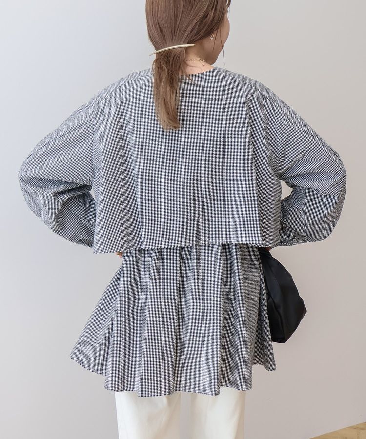 AMERICAN HOLIC「サッカーティアードロングブラウス/チュニック」|シャツ・ブラウス|