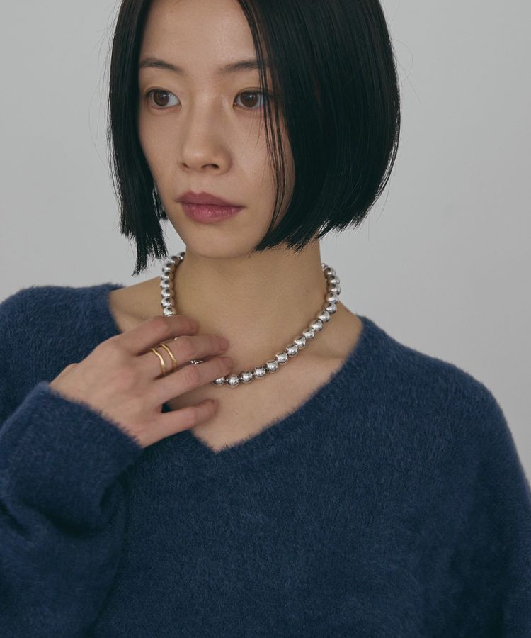 AMERICAN HOLIC「メタルボールショートネックレス」|ネックレス|