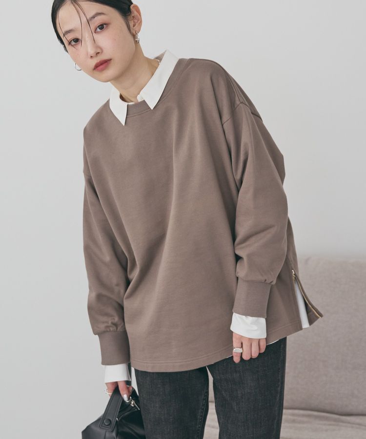 AMERICAN HOLIC「サイドZIPスウェットプルオーバー」|スウェット・ジャージ|