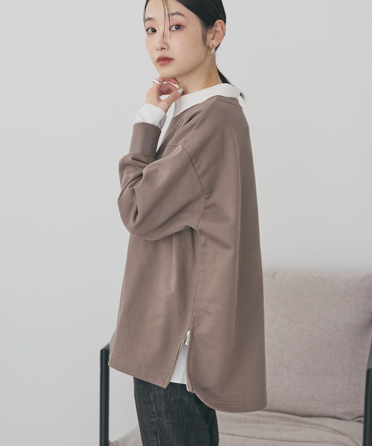 AMERICAN HOLIC「サイドZIPスウェットプルオーバー」|スウェット・ジャージ|