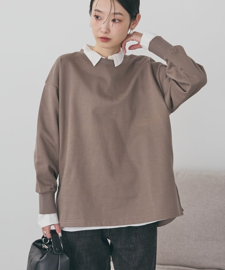 AMERICAN HOLIC「サイドZIPスウェットプルオーバー」|スウェット・ジャージ|Mocha