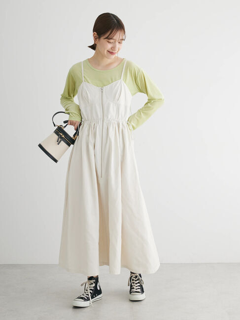 Green Parks「・SUGAR　SPOON　コルセット風キャミワンピース」|ワンピース|Ivory