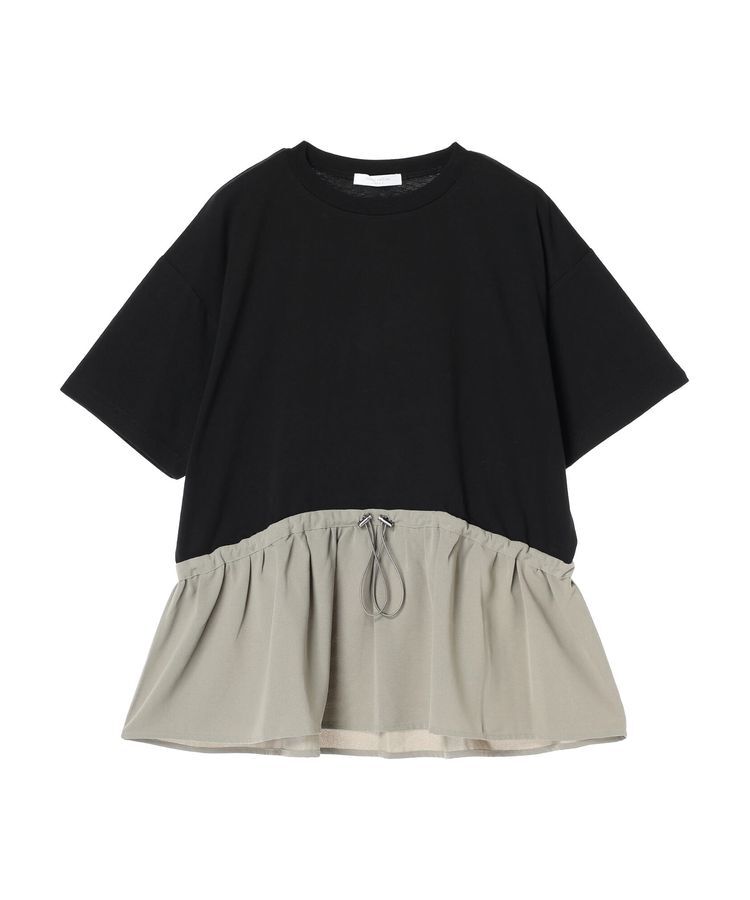 Green Parks「ドロスト切替えドッキングカットプルオーバー」|Tシャツ・カットソー|