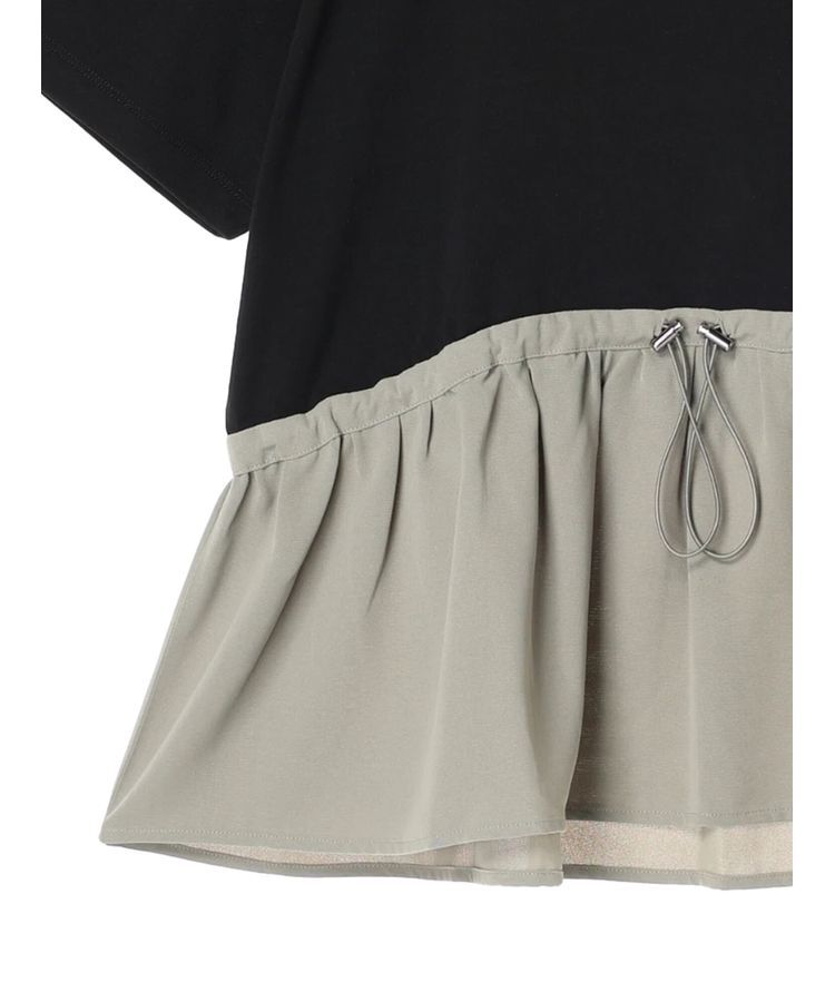 Green Parks「ドロスト切替えドッキングカットプルオーバー」|Tシャツ・カットソー|