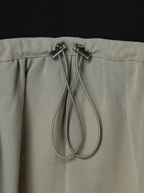 Green Parks「ドロスト切替えドッキングカットプルオーバー」|Tシャツ・カットソー|