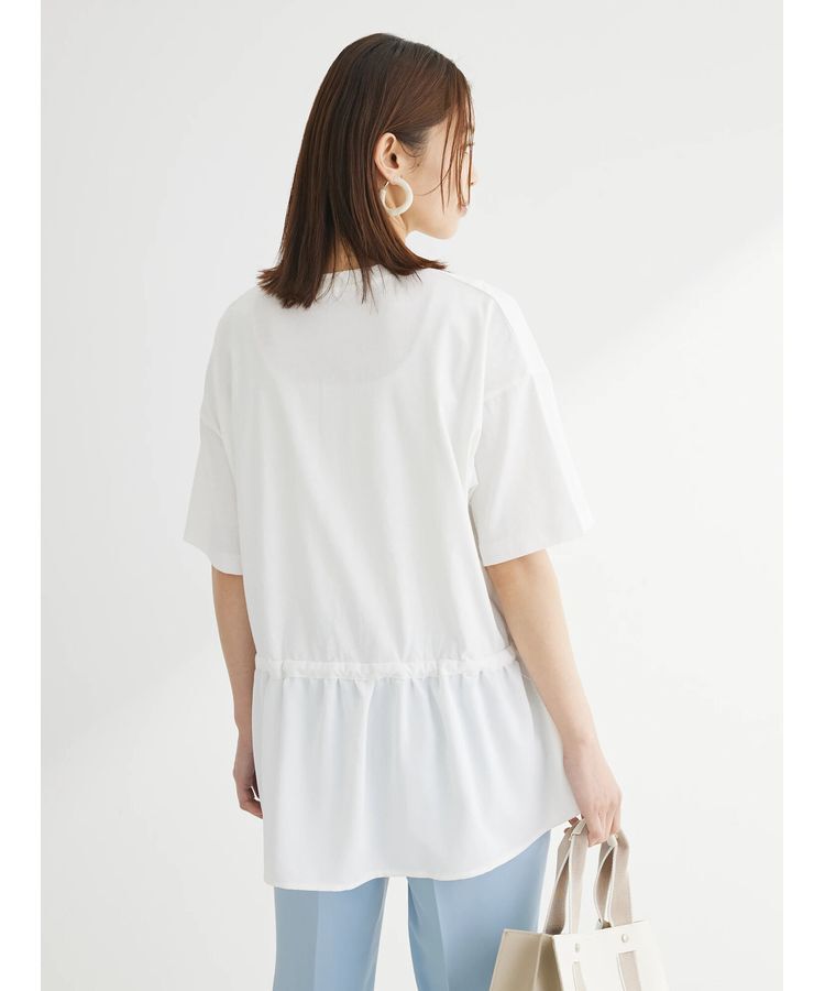 Green Parks「ドロスト切替えドッキングカットプルオーバー」|Tシャツ・カットソー|