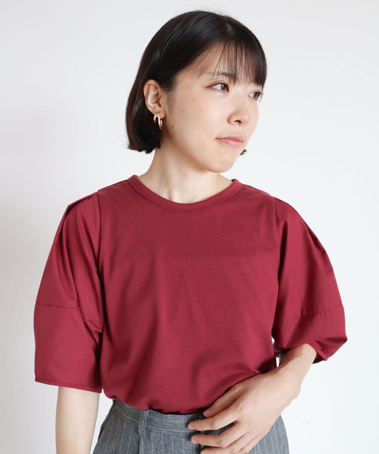 Green Parks「・ELENCARE　DUE　バックZIPハイブリットT」|Tシャツ・カットソー|