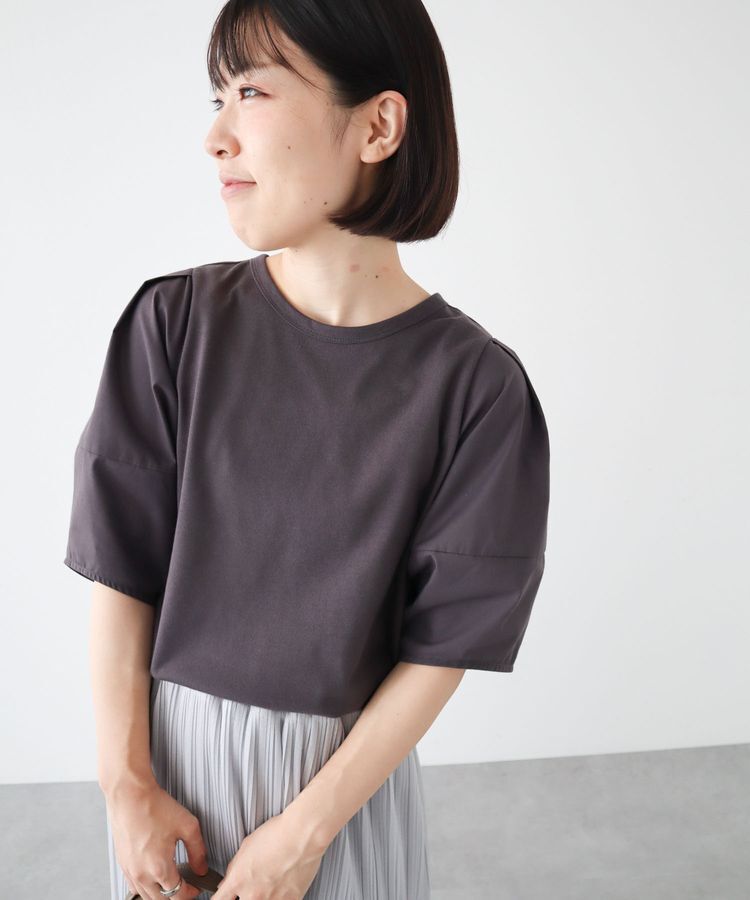 Green Parks「・ELENCARE　DUE　バックZIPハイブリットT」|Tシャツ・カットソー|