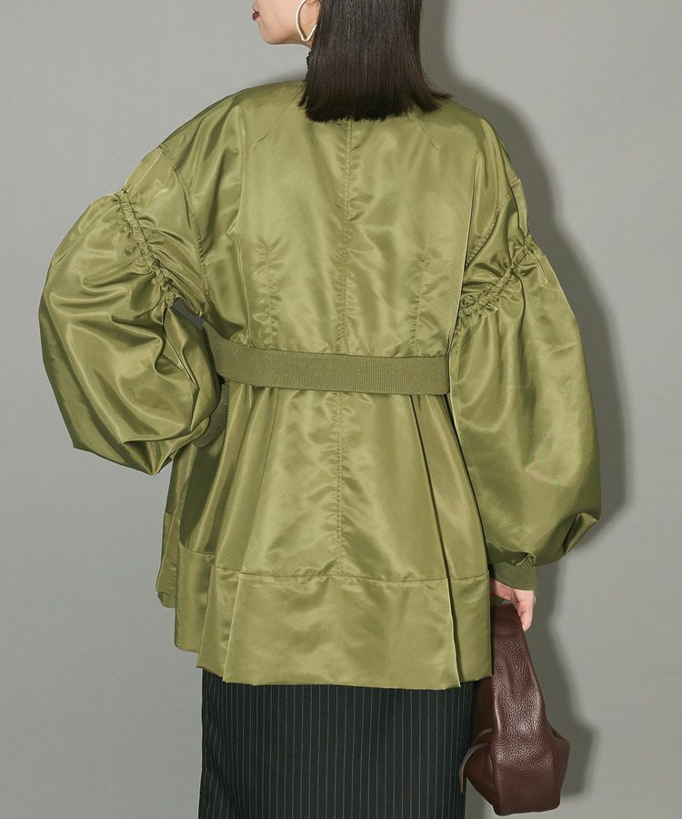 AnriettMusee「MA-1ペプラムブルゾン」|ブルゾン・スタジャン|