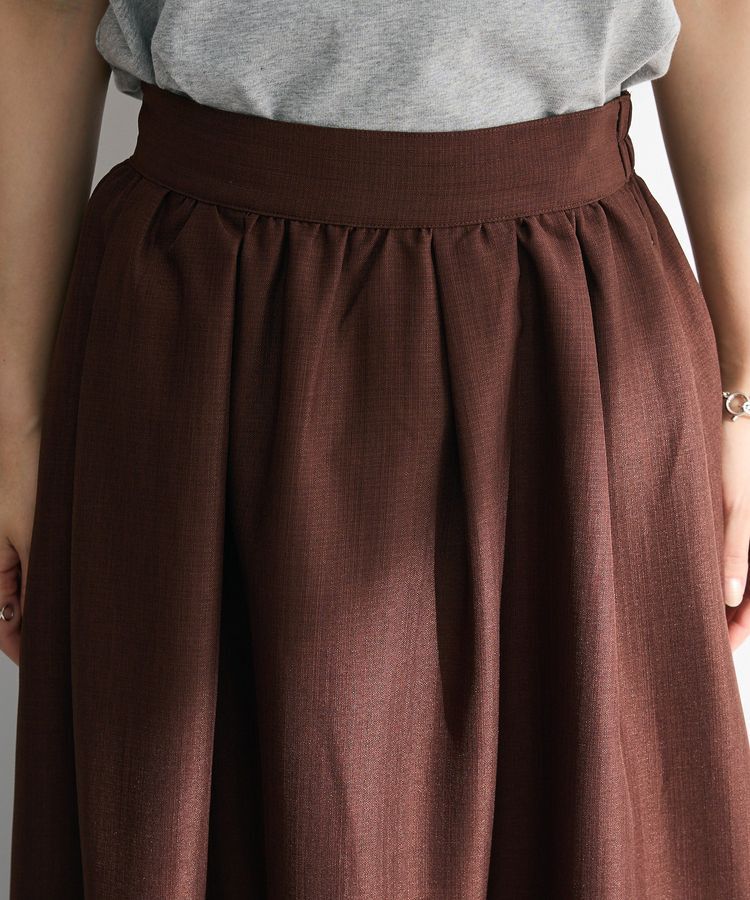 Green Parks「・ELENCARE DUE リネンライクティアードスカート」|フレア|