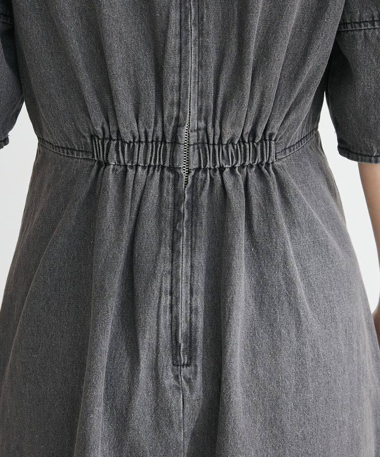 Green Parks「・ELENCARE DUE デニム5分袖ワンピース」|ワンピース|