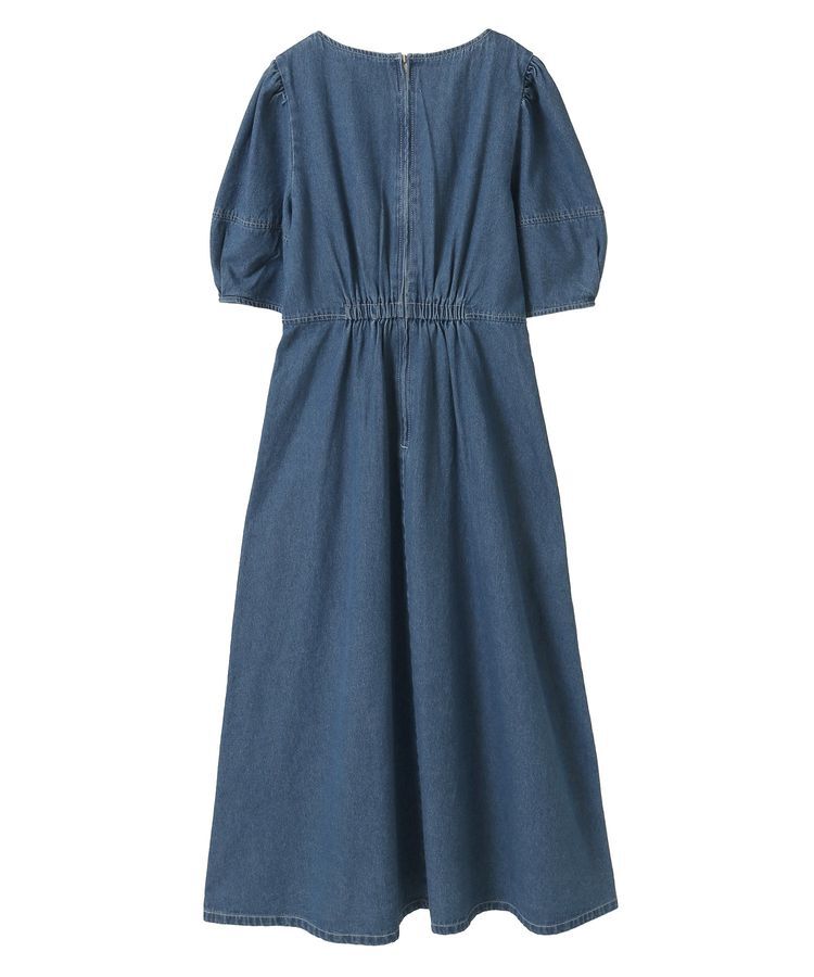 Green Parks「・ELENCARE DUE デニム5分袖ワンピース」|ワンピース|