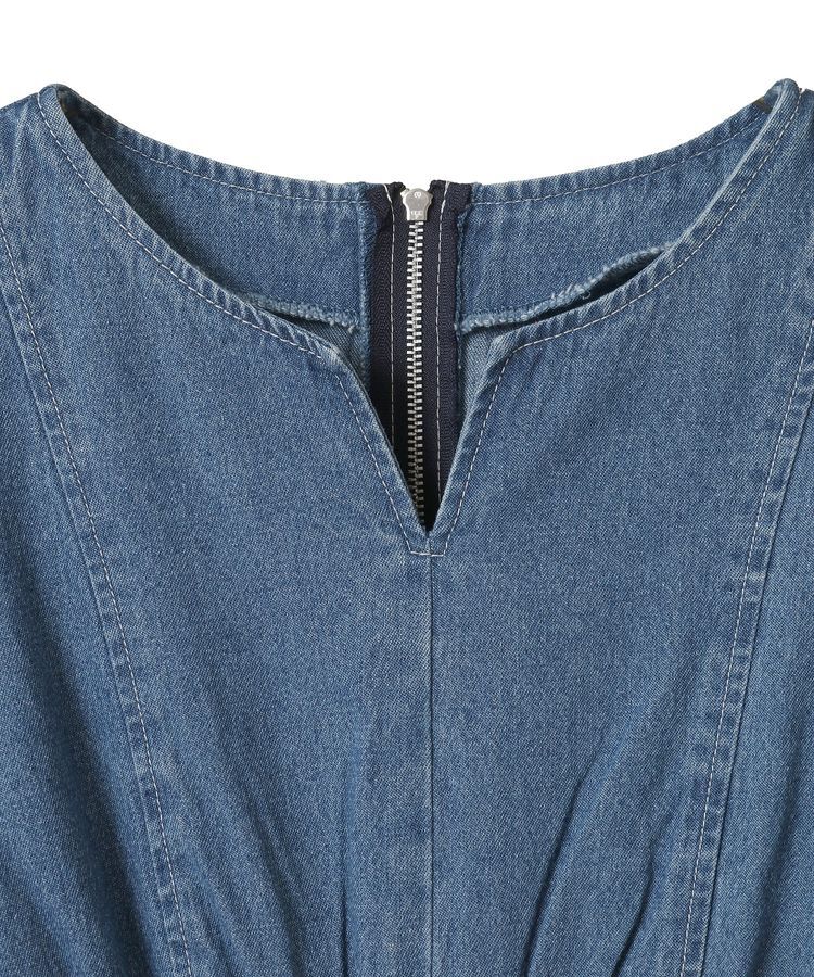 Green Parks「・ELENCARE DUE デニム5分袖ワンピース」|ワンピース|