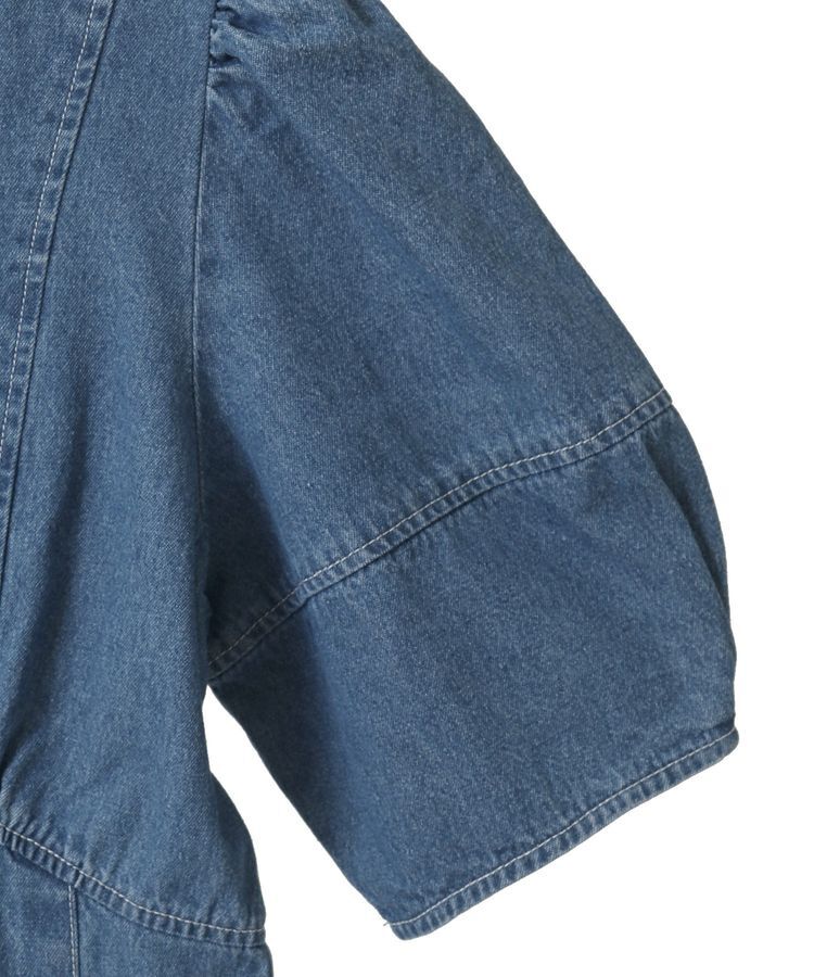 Green Parks「・ELENCARE DUE デニム5分袖ワンピース」|ワンピース|