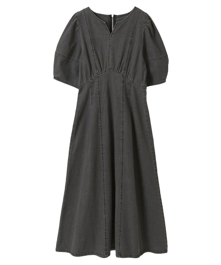 Green Parks「・ELENCARE DUE デニム5分袖ワンピース」|ワンピース|