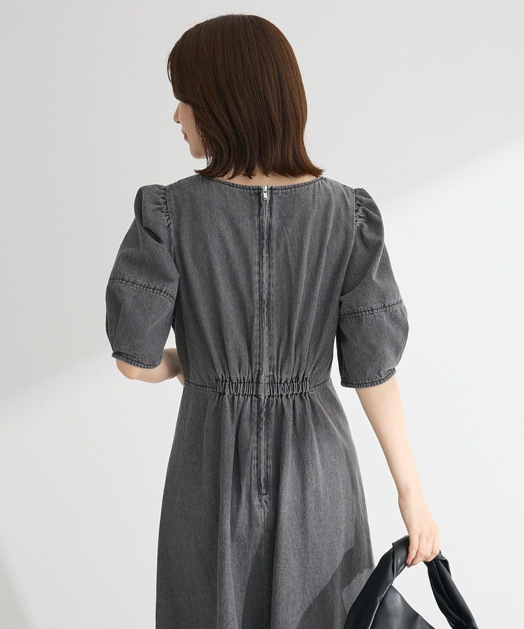 Green Parks「・ELENCARE DUE デニム5分袖ワンピース」|ワンピース|