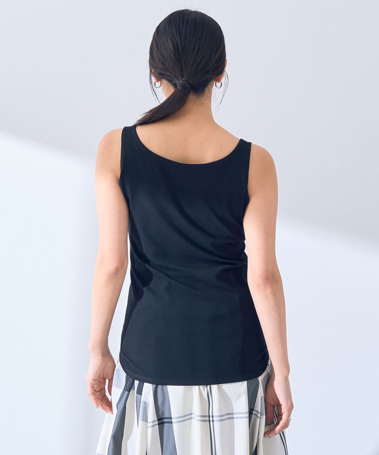 YECCA VECCA「2wayスクエアリブタンクトップ」|インナー|