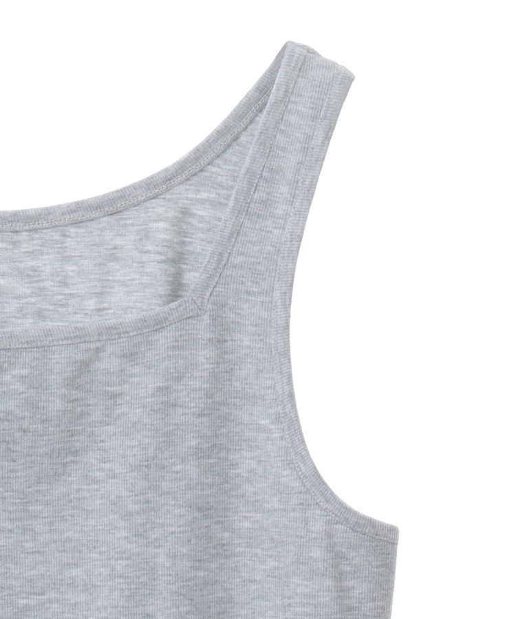 YECCA VECCA「2wayスクエアリブタンクトップ」|インナー|