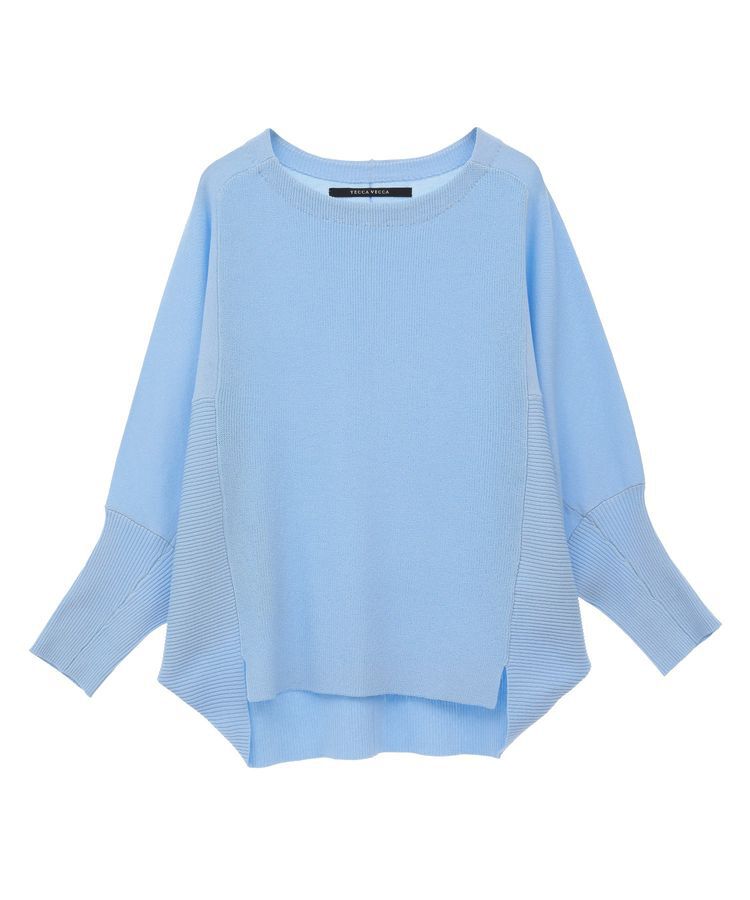 YECCA VECCA「リブMIXドルマンニット」|ニット・セーター|