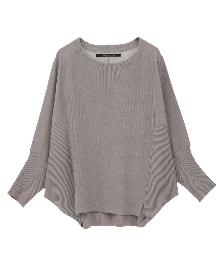 YECCA VECCA「リブMIXドルマンニット」|ニット・セーター|