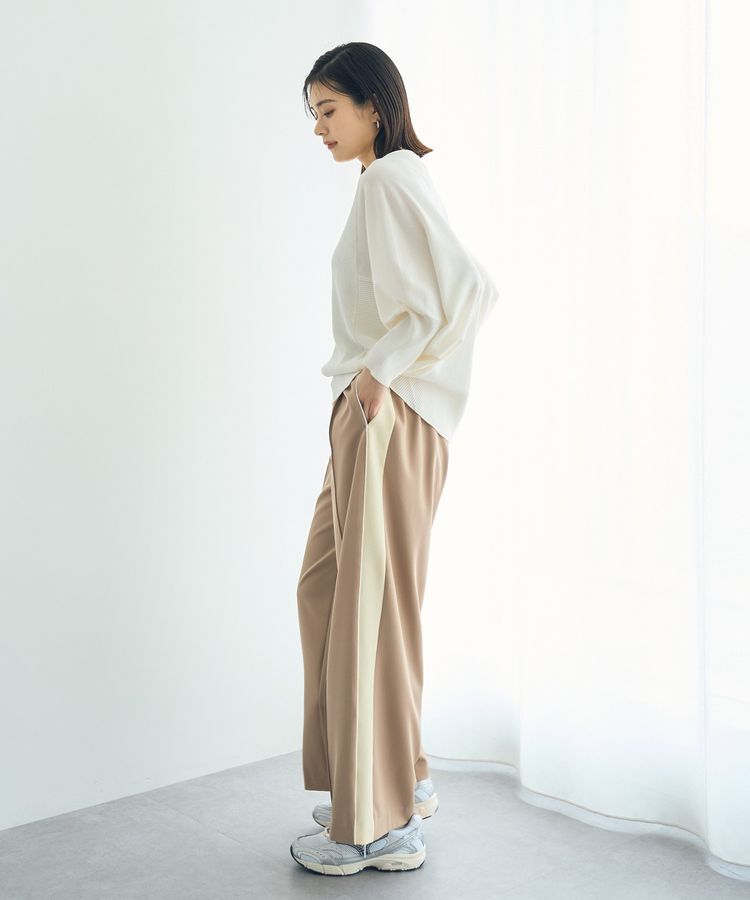 YECCA VECCA「リブMIXドルマンニット」|ニット・セーター|