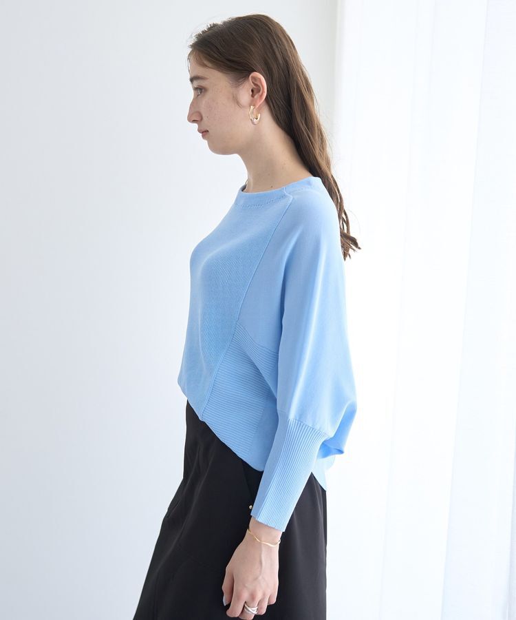YECCA VECCA「リブMIXドルマンニット」|ニット・セーター|