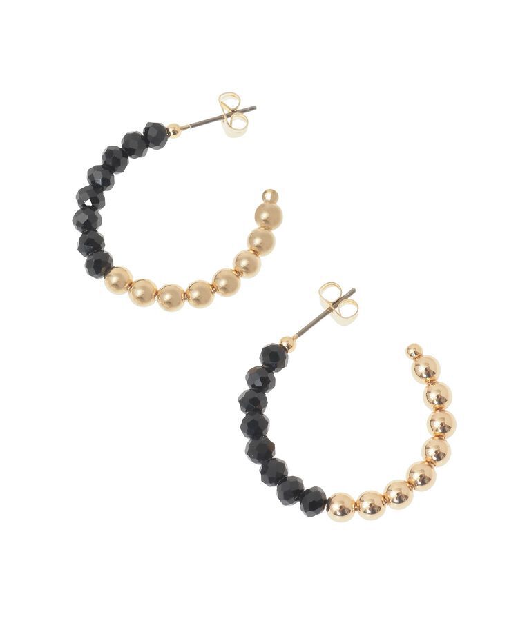 YECCA VECCA「メタルボールフープピアス」|ピアス|