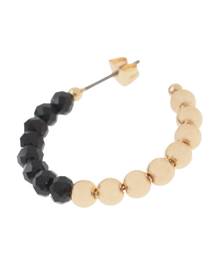 YECCA VECCA「メタルボールフープピアス」|ピアス|