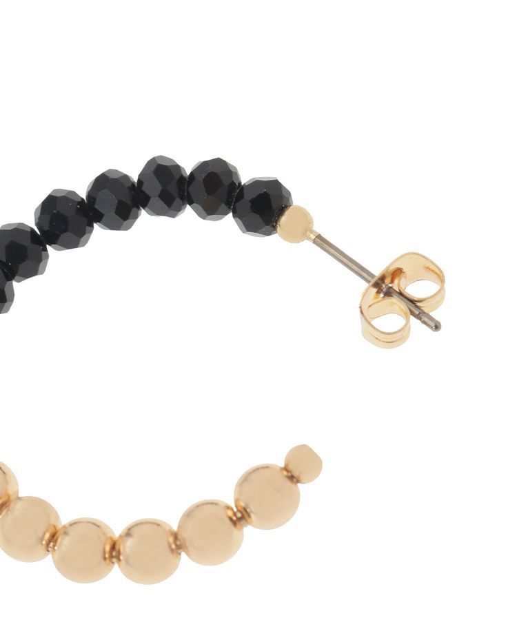 YECCA VECCA「メタルボールフープピアス」|ピアス|