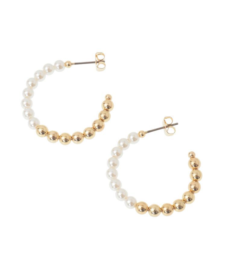 YECCA VECCA「メタルボールフープピアス」|ピアス|