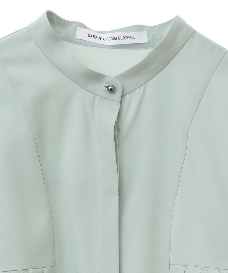 GARAGE OF GOOD CLOTHING「シアプリーツラインブラウス」|シャツ・ブラウス|