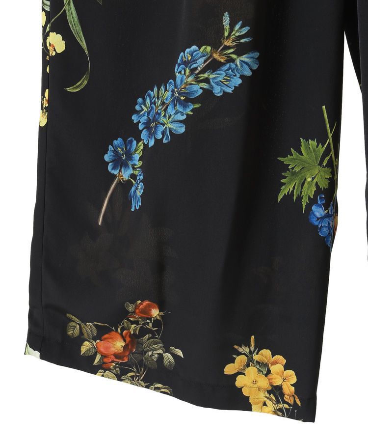 GARAGE OF GOOD CLOTHING「【日本製】デシンフラワープリントドロストワイドパンツ」|その他|