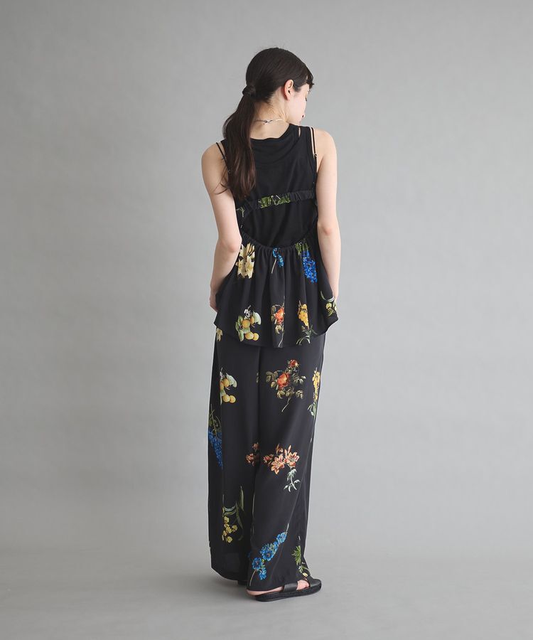 GARAGE OF GOOD CLOTHING「【日本製】デシンフラワープリントドロストワイドパンツ」|その他|