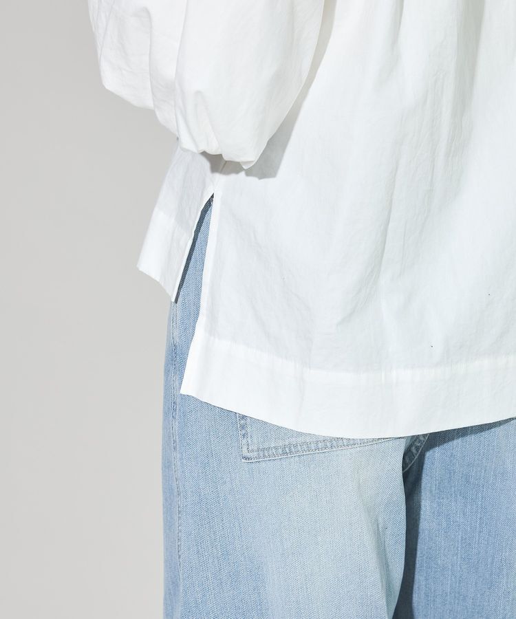 GARAGE OF GOOD CLOTHING「【日本製】綿麻半袖パフスリーブブラウス」|シャツ・ブラウス|