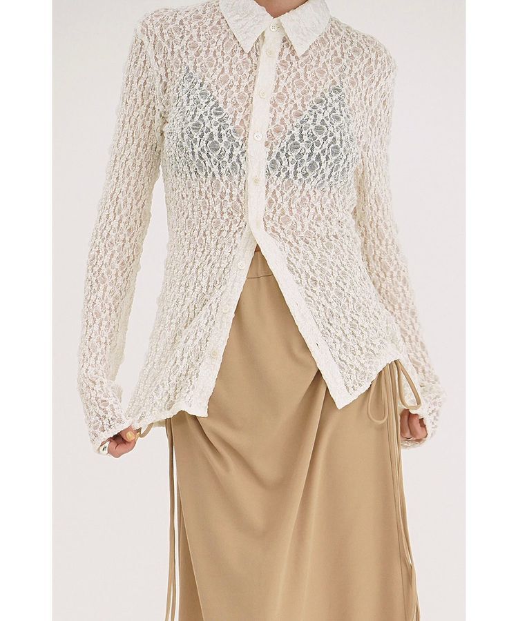 GARAGE OF GOOD CLOTHING「【CLANE】lady lace shirt」|シャツ・ブラウス|