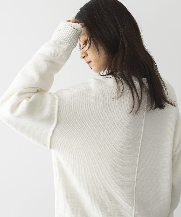 GARAGE OF GOOD CLOTHING「Vネックダメージショートニットプルオーバー」|ニット・セーター|
